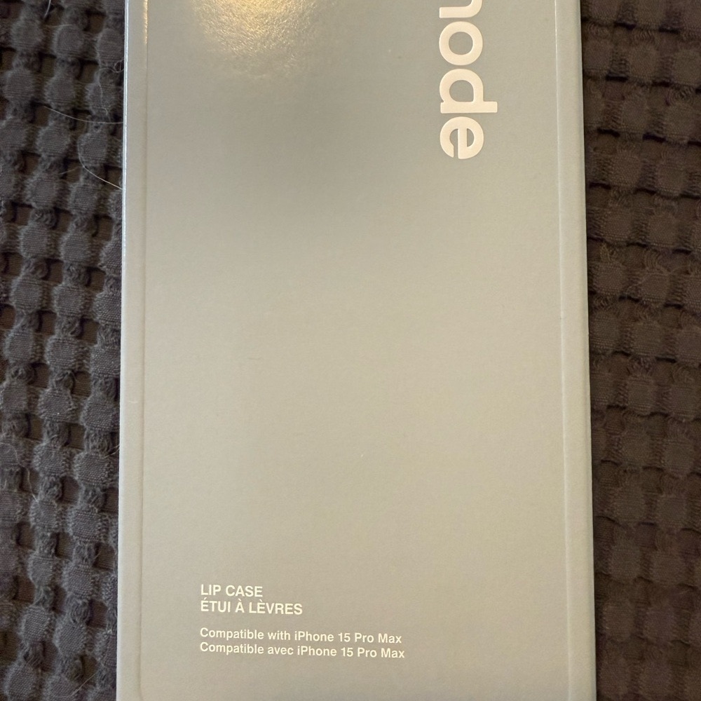 Rhode Lip Case for iPhone 15 Pro Max - Gray